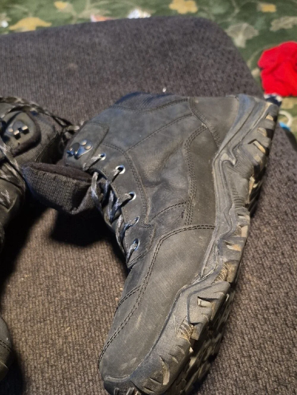 Merrell Men's Black Leather Hiking Boots